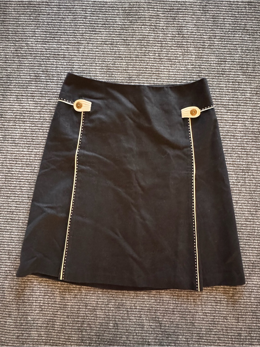 Anthropologie‎ MAYLE Vintage cotton and wool blend skirt.  Women's 6
